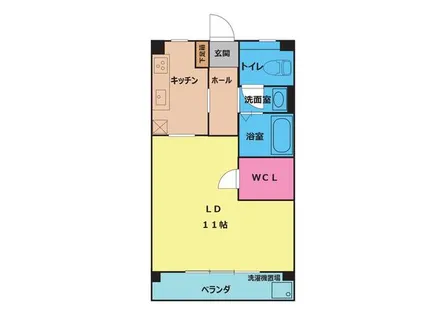OS・SKYマンション鹿子【107号室】の間取り