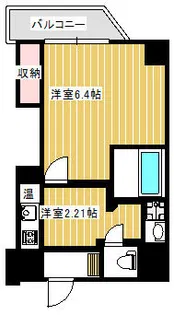 みおつくし滝井【701号室】の間取り