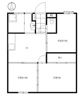 清新ビル【102号室】の間取り