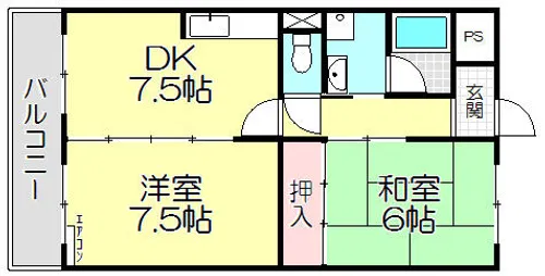 エクシブⅠ番館【1階】の間取り