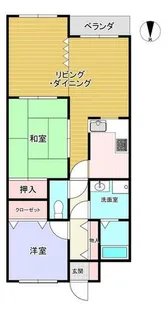 アインツ曽根【3階】の間取り