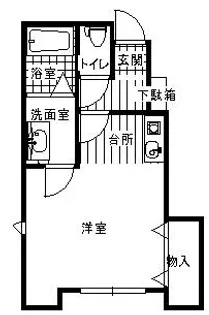 兵庫県赤穂市加里屋中洲4丁目【アパート】の間取り