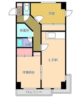 ビレッジアートむろらん【305号室】の間取り