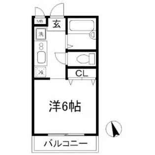 エルムハイツ【201号室】の間取り