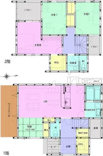 福岡県福岡市東区香椎台1丁目【一戸建】の間取り