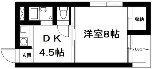 BWビル17【7階】の間取り