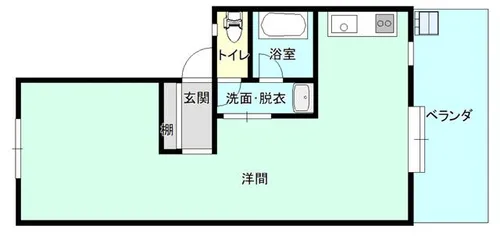 いわいアパート【3階】の間取り