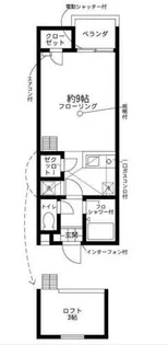 セザンヌ神野新田3【111号室】の間取り