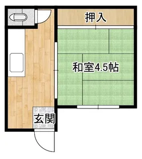 福寿荘【8号室】の間取り