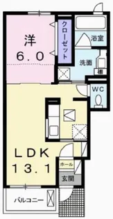 アイリスⅢ【1階】の間取り