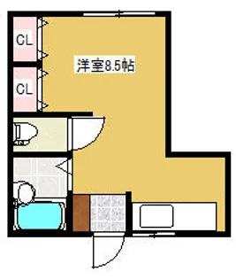 大阪府門真市上島町【マンション】の間取り