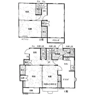 愛知県豊橋市小池町字原下【一戸建】の間取り