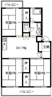 藤喜ビル【405号室】の間取り