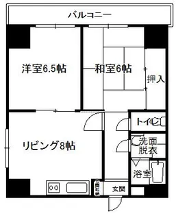 メゾン杉【705号室】の間取り
