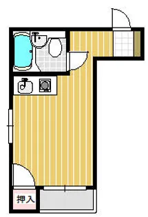 ヴィラ・プリムベーレ王子公園【2階】の間取り