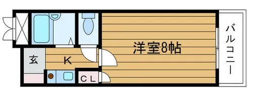 ウィズコート【3階】の間取り