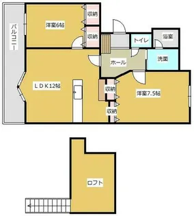 レイ・ブリック東水町【3階】の間取り