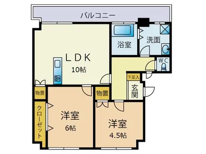 吉宗ビル【403号室】の間取り