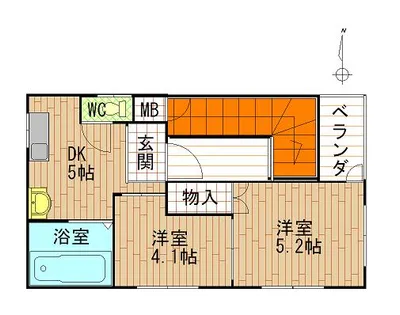 前田マンション【2階】の間取り