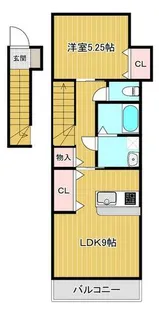 グレースコートⅡ【2-C号室】の間取り