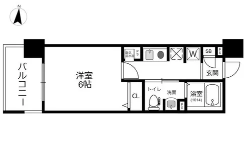 ロイヤル神戸三宮【4階】の間取り