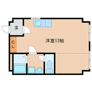 内山パークビル【1階】の間取り