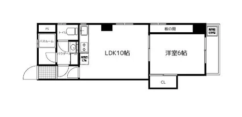 瓦町ハイツめいじ【803号室】の間取り