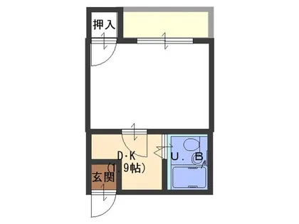 盛和ビル【502号室】の間取り