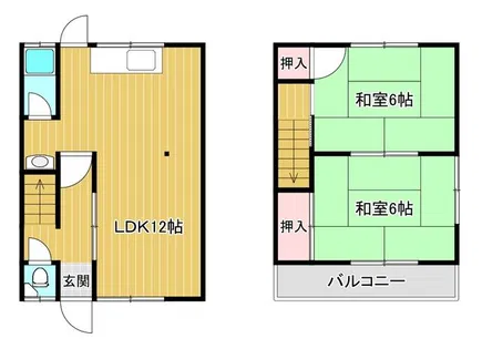 福村文化【101号室】の間取り