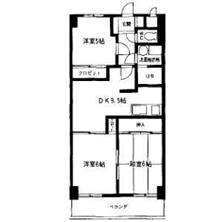 メゾン・ド・アミ【203号室】の間取り