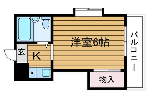大阪府吹田市南高浜町【マンション】の間取り