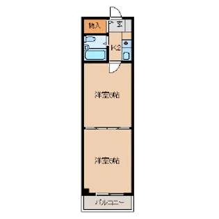 愛知県日進市赤池5丁目【マンション】の間取り