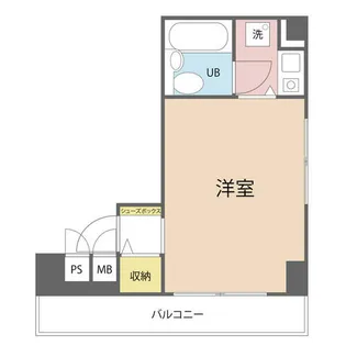 ノバカネイチ本町御堂【10階】の間取り