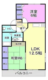 セジュールナミ【206号室】の間取り