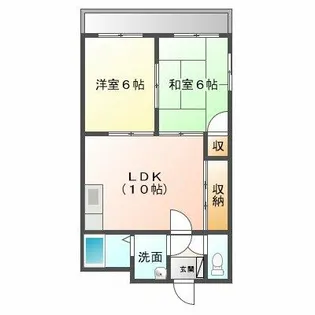 福岡県行橋市大字天生田【マンション】の間取り