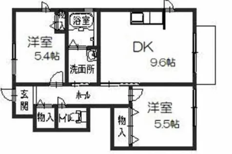 ディアス赤坂【101号室】の間取り