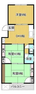 DMコーポ【201号室】の間取り