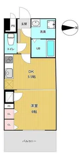 シーナリ江坂【3階】の間取り