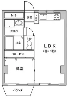 ホリオマンション【3階】の間取り