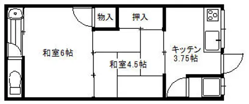 和歌山県橋本市原田【アパート】の間取り