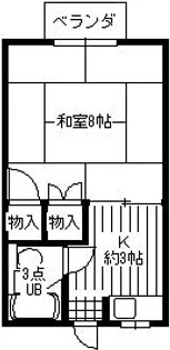 和歌山県橋本市隅田町河瀬【アパート】の間取り