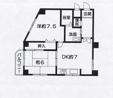 ベネフィス魚住Ⅱ【2階】の間取り