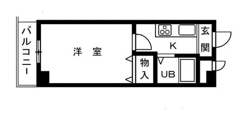ジュネス高砂Ⅲ【2階】の間取り