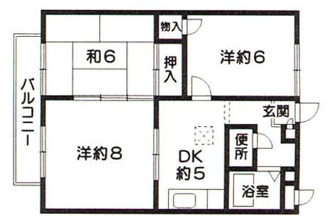 ビブレサカンダ【2階】の間取り