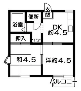 ファミールニシタニ【1階】の間取り