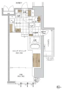 THE HIGH HORIE【4階】の間取り