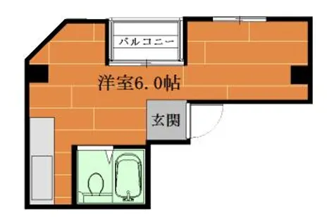 森田ハイツ【4階】の間取り