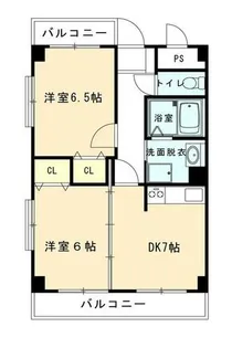 パークサイド名東【3階】の間取り