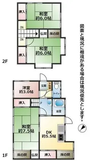 福岡県北九州市小倉南区志井2丁目【一戸建】の間取り