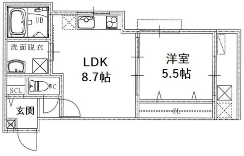 プライベートレジデンス東山七条【204号室】の間取り